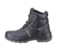 SAFETY JOGGER Steel Toe Cap Safety Trainer - Highly Comfortable and Breathable S1P Work Shoes for Men and Women, Black, 12.5 UK