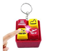 Safety Keychain Alarm - LED Warning Sound Simulator, 130dB Loud Siren Strobe Light, Pull Pin Activated Personal Protection | For Personal Safety Keychain - Loud Alarm Bag Purse Backpack