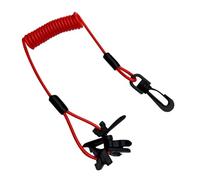 Safety Lanyard Button - Boat Safety Lanyard Button, Outboard Engine Stop Cord 7 Keys | Boat Kills Switchs Lanyard Tether Replacement Compatible, EmergencyStop Tether For Outboard Motors