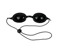 Safety Laser Glasses, 1Pcs Led Goggles for Sunbed Tanning Eye Protection with Adjustable Fit and 360° Light Shielding
