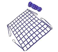 Safety Lifting Net Straps - Heavy Duty Flat Nylon Sling Hoisting Net, Load 0.3-3.5Ton Pulling Lifting Web Slings, for Boatscontainer Construction Work Gear(1 X 1M/Mesh 10cm/Load 500kg)