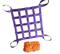 Safety Lifting Net Straps - Lifting Straps for Hoist - Flat Polyester Sling Hoisting Net - Lifting Net Straps - Cargo Hanging Net - Truck Cargo Net, for Loading and Unloading Cargo