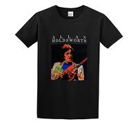SAFETY LOCK Allan Holdsworth British Guitarist T-Shirt Graphic Tee for Mens Shirt BlackXL