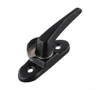 Safety Lock Hardware Installation Steel Bidirectional Sash Lock Having Multicolour Security for Stainless Options Doublesided Home (Black)