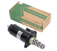 Safety Lock Solenoid Valve Alloy Steel Shell Matte Body Excavator Replacement Solenoid Valve for KOBELCO SK200 8 250 Harsh Environment Resistant Great Replacement Fine Workmanship