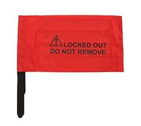 Safety Lockout Bag with Wear Resistant Material, Red Warning Signs, Prevent Unauthorised Access for Vehicle Controller Button