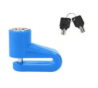 Safety Lockwire PVC Alloy Chain Lock Pole Runner Mounting Anti Theft Weatherproof Valve(Blue)