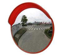 Safety Mirror Convex Driveway Mirror Outdoor Convex Road Traffic Mirror, Highway Mirror Intersection Curved Mirror Convex Mirror Anti Theft Mirror,Garage Shatterproof Signal Mirro,45Cm