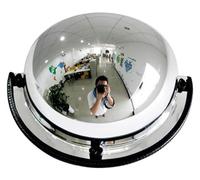 Safety Mirror Convex Driveway Mirror Safety Mirrors Convex Polycarbonate Traffic Mirror 100Cm Acrylic Material Supermarket Anti Theft Mirror Shop Security with Adjustable Fixing Br,120cm