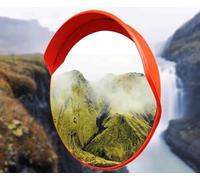 Safety Mirrors Convex Traffic Mirror Unbreakable Traffic Mirror, School Community Safety Mirror Expand Field Of View Convex Mirror Traffic M