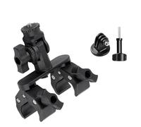 Safety Movable Camera Clamp Mount Compatible with 17mm to 43mm Motorcycle Handle Clip Release Camera for Various Outdoor Sports Occasions