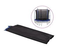 Safety Net Black PE 3.05 m Round Trampoline Enclosure Net 2.61x1.8m Zip 120cmZip