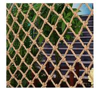 Safety Net,Climbing Net, Climbing Rope Net for Pets - Safety Hemp Decorative Jute Twine String Netting for Outdoor Training，（8mm-10cm，3X7m (9.84X22.96ft)）