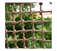 Safety Net For Children, Versatile Hand-Woven Hemp Rope Net, Photo Wall Decoration, Hemp Rope, Hanging Clothes(8mm*10cm,3x5m(9.84X16.4ft))