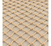 Safety Net for Outdoor Plants & Trees 0.5×3mm Thick 15cm Mesh Hemp Rope Protection Anti-Fall Netting for Swinging & Garden Use