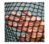 Safety Netting Black Anti Fall Net Durable 4mm Balcony Rope Net Climbing Net for Kids 0.8x8m (3x26ft) Perfect for Loft & Outdoor Use