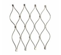 Safety Netting for Balcony 304 6cm/2mm Banister Stair Mesh, Animal Poultry Barrier Fence(1x7m)