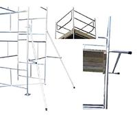 Safety Pack Upgrade for Toptower Classic DIY Scaffold 4' x 2'6" Tower (Working Height 5.5m and Above) Supplied with Full Size Stabilisers