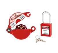 Safety Padlock for Outdoor Tap - Water Stopcock Lock, Hose Tap Lock for Valve Handles with a Diameter of 1 to 2-1/2, Durable and Easy to Use