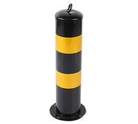 Safety Parking Post Bollards 50cm Traffic Warning Column, Steel Pipe Traffic Safety Bollard Post,Blocking Barde Facilities, For Parking Lots, Highways, Schools, Communities