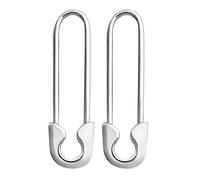 Safety Pin Earrings for Women, Clip On Earrings | Punk Style Clip On Earrings | Safety Pin Dangle Earrings, Punk Pin Dangle Earrings for Women Girls, Consulte la descripción, Metal, See description