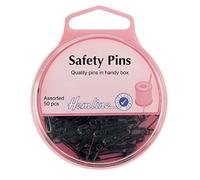 HEMLINE Safety PINS 50PK H414.99,Black,23mm, 19mm