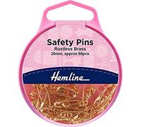Safety Pins Brass 20mm