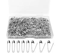 Safety Pins for Clothes, 500 Pack Small Mini Heavy Duty Silver Strong Safety Pins, Invisible for Crafts, Sewing & Baby Clothes