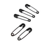 Safety pins，sewing supplies，500Pcs Black Small Safety Pins Findings Brooch Sewing Tool Knitting Stitch Marker Tag Pins Clips DIY Craft Supplies, 18mm*5mm, agate