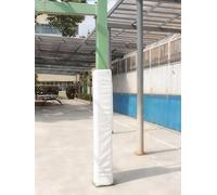 Safety Pole Pads Wrap Around Basketball Pole Pad 6ft Tall, Foam Pole Wrap Crash Pad for Square Post 3x3 4x4 5x5 6x6 7x7 8x8 9x9 10x10 Inch(White,6.5x6.5 Inch)