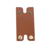 Safety Razor Head Protective Cover Double Edge Blade Head Holder Protective Sleeve Guard Razor Case Accessories(brown)