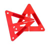 Safety Reflective Triangle Road Warning Sign in Red Pvc Folding