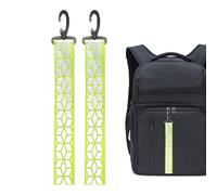 Safety Reflector Pendant,Safety Clothing Keychain Straps | Lightweight and Portable Outdoor Tools for Running, Cycling, Hiking, Camping and Mountaineering