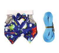 Safety reinforced pet rope features a patterned skirt that ensures small animals comfortable long walks and ensures lasting pet use