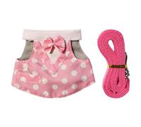 Safety reinforced pet rope features a patterned skirt that ensures small animals comfortable long walks and ensures lasting pet use