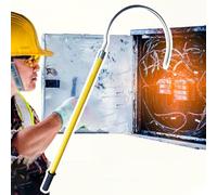 Safety Rescue Hook,High Voltage Electrical Safety Rescue Hook Tool-Insulated 1.5M/4.9Ft Pole For Emergency Electric Equipment, 10-35Kv Insulation Rescue Tool, Ideal For Electr,1.5m/4.9ft (10,35 kv)