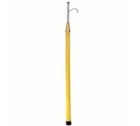 Safety Rescue Hook with 13ft Adjustable Pole, Life-Saving Pool Tool for Swimming Pools, Beaches, Yachts - Yellow 4m (157in) Extension Hook for Emergency Use