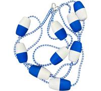 Safety Rope and Float Kit98ft PreAssembled Divider with Stainless Steel Hook for Shallow End Protection Ideal for s Water Safety and Child Safety