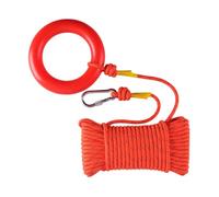 Safety Rope - Floating Reflective Line, High Visibility Rescue Cord With Ring, 8mm Diameter Thickness + 10m 20m 30m Length, Reinforced Filament Thread Marine Braid - For Kayak & Lifesaving Boating