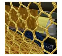 Safety Rope Net for Playground, 5mm Thick Stair Safety Netting Tear Resistance Protection Rope Net for Balcony Railings Entryway Window Hallway(Yellow,6.56x26.24ft/2x8m)