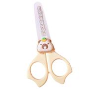 Safety Scissors - Children's Scissors - Little Coşeaux Stationery | Capybara Round Safety Scissors | Small Primary School Craft Tools, Cutting Scrapbooking Accessories with POI