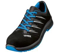 Safety Shoes S1P by uvex: Size EU 45, Blue & Black, 1 Pair