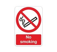 Soundlab Signslab Ml02051R Safety Sign "no Smoking", A5, Pvc