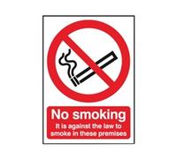 Safety Sign 297x210mm No Smoking Self-Adhesive