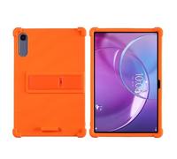 Safety Soft Silicon Stand Protective Shell Suitable for Lenovo Xiaoxin Pad Pro 13 TB378FC 2026 Full-Coverage Drop-Proof Case(Orange)