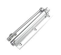 Safety Spring Door Closer, Converts The Hinged Door to Automatic Closing, Suitable Tor Many Types of Doors, Easy to Insta(Shiny Silver)