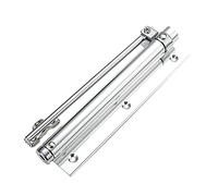 Safety Spring Door Closer, Converts The Hinged Door to Automatic Closing, Suitable Tor Many Types of Doors, Easy to Insta(Shiny Silver)