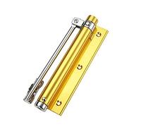 Safety Spring Door Closer, Converts The Hinged Door to Automatic Closing, Suitable Tor Many Types of Doors, Easy to Insta(Shiny Gold)