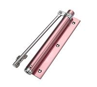 Safety Spring Door Closer, Converts The Hinged Door to Automatic Closing, Suitable Tor Many Types of Doors, Easy to Insta(Rose Gold)