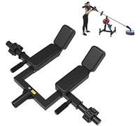 Safety Squat Shoulder Bar, Landmine Barbell Gym Attachment For 2-Inch Olympic Bar, Landmine Workout Handle, Training Strength Lifting Leg Hip Shoulder Training(B)